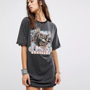 Missguided t shirt dress sz 6